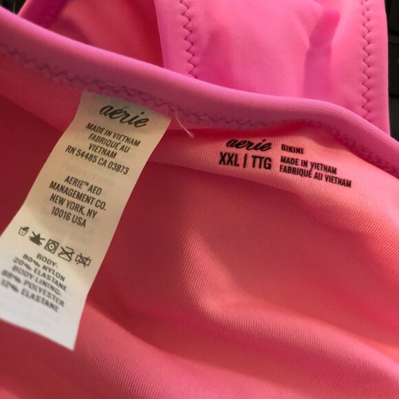 Aerie Bikini Bottom Brief Hot Pink XXL - Picture 3 of 4